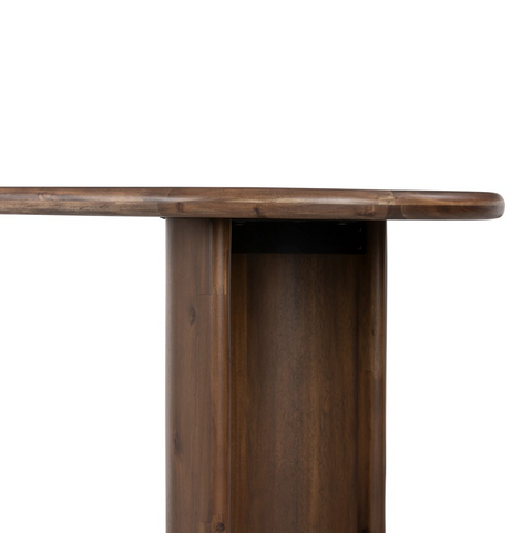Paden Large Console Table-Seasoned Brown Acacia