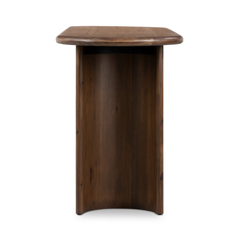 Paden Large Console Table-Seasoned Brown Acacia