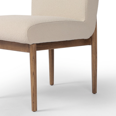 Markia Dining Chair - Fiqa Boucle Light Taupe