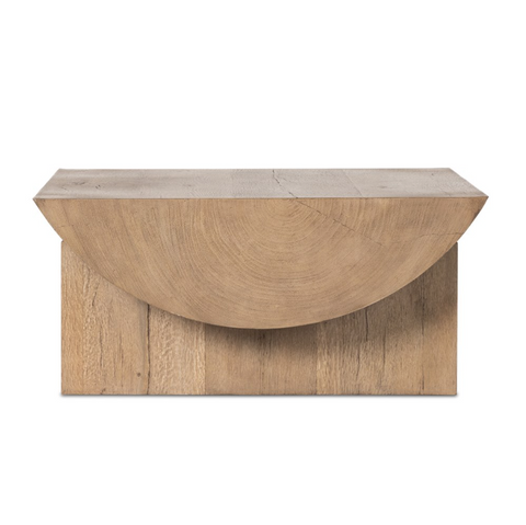 Elbert Coffee Table - Rustic Oak Veneer