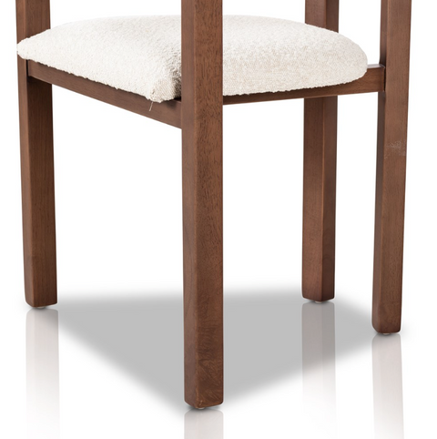 Vittoria Dining Arm Chair-Knoll Natural