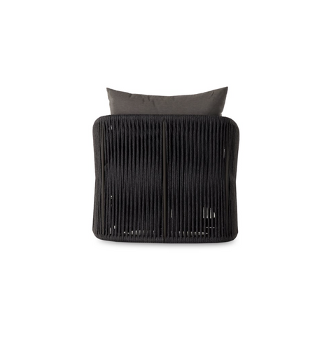 Porto Outdoor Swivel Chair - Venao Charcoal
