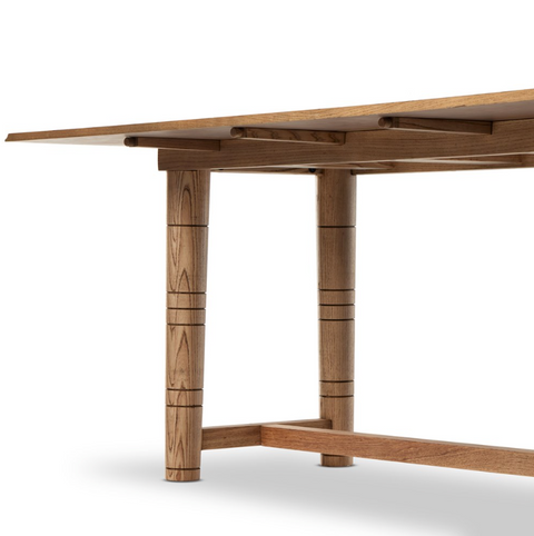 Flip Top Console Table - Toasted Ash