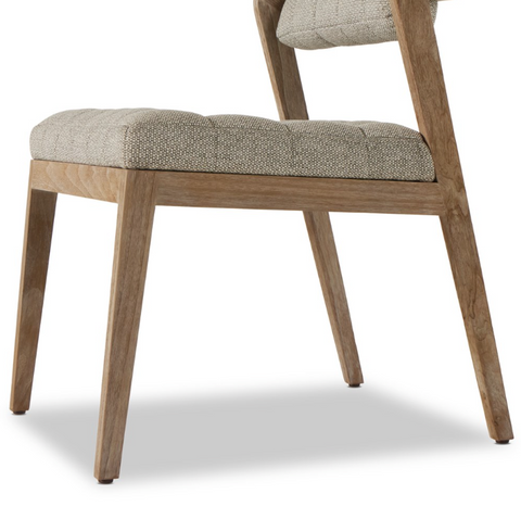Croll Outdoor Dining Chair - Stained Aged Grey