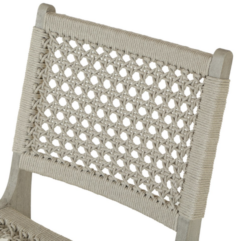 Delmar Outdoor Dining Chair - Weathered Grey
