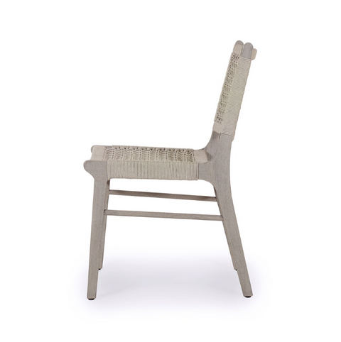 Delmar Outdoor Dining Chair - Weathered Grey