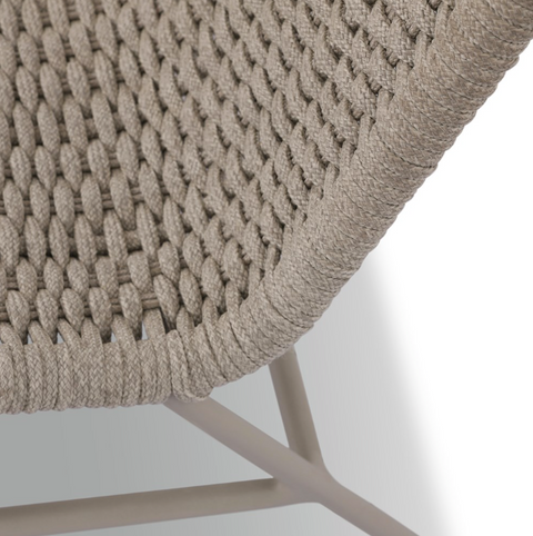 Bruno Outdoor Chair - Ivory Rope