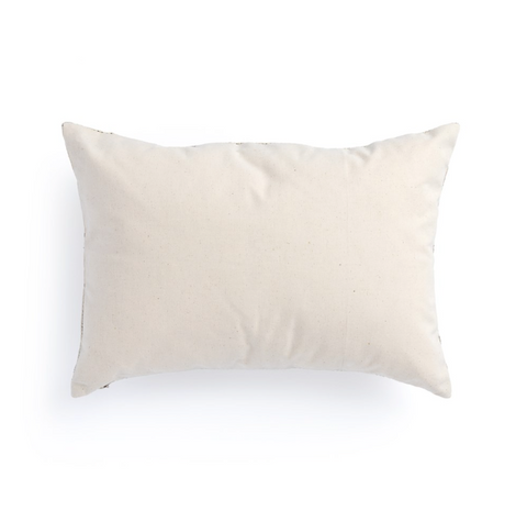 Handwoven Merido Pillow - Beige -14x20"