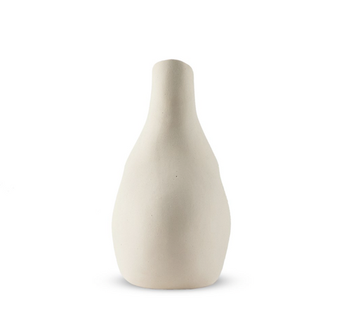 Organic Vase - Cream Matte