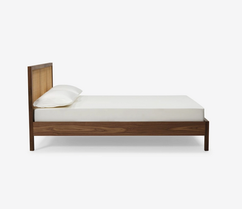 Marcel Cane Bed - Walnut