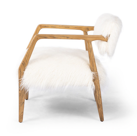 Tyler Arm Chair- Mongolian Fur