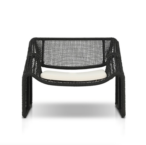 Selma Outdoor Chair- Faux Black Hyacinth