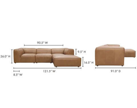 Form Lounge Modular Sectional - Sonoran Tan