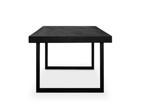 Jedrik Outdoor Dining Table - Black - Large
