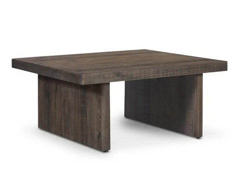 Monterey Square Coffee Table - Aged Brown