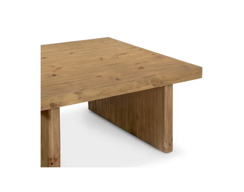 Monterey Square Coffee Table - Rustic Blonde