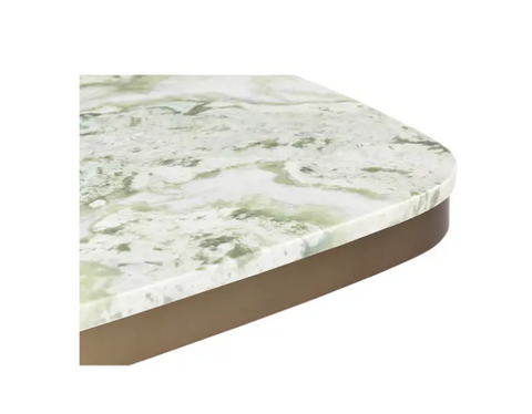 Celeste Cafe Table - Green Onyx Marble