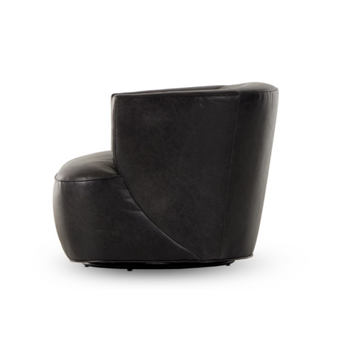 Mila Swivel Chair- Arvada Black