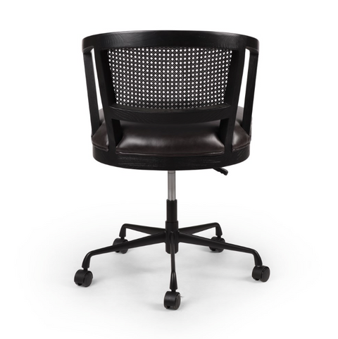 Alexa Desk Chair- Sonoma Black -Brushed Ebony