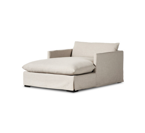 Habitat Slipcover Chaise Lounge - Bennett Moon