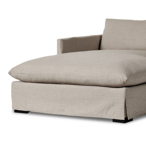 Habitat Slipcover Chaise Lounge - Bennett Moon