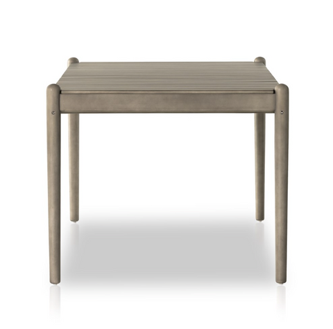 Rosen Outdoor Dining Table-81" - Grey Eucalyptus
