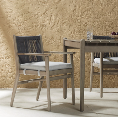 Rosen Outdoor Dining Armchair - Astor Grey