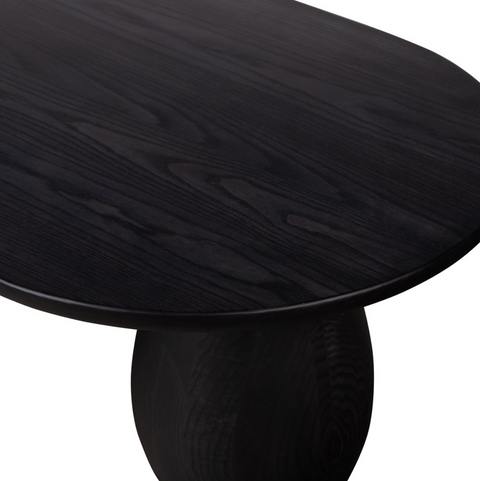 Merla Wood Coffee Table - Black Wash Ash