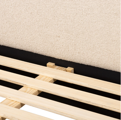Quincy Bed - King - Lisbon Cream
