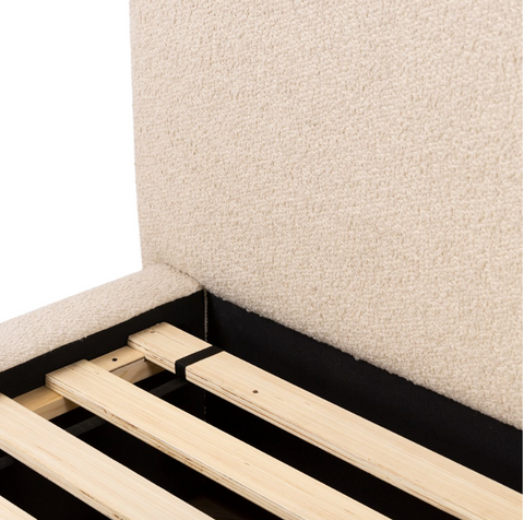 Quincy Bed - King - Lisbon Cream