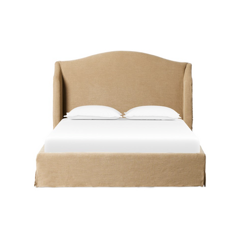 Meryl Slipcover Bed- King - Broadway Canvass