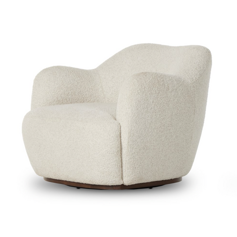 Julius Swivel Chair - Sheldon Ivory