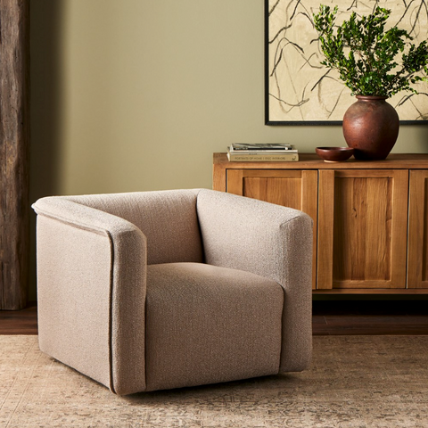 Wellborn Swivel Chair - Kerbey Camel