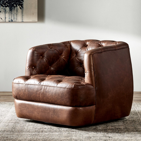 Paul Swivel Chair - Raleigh Cigar