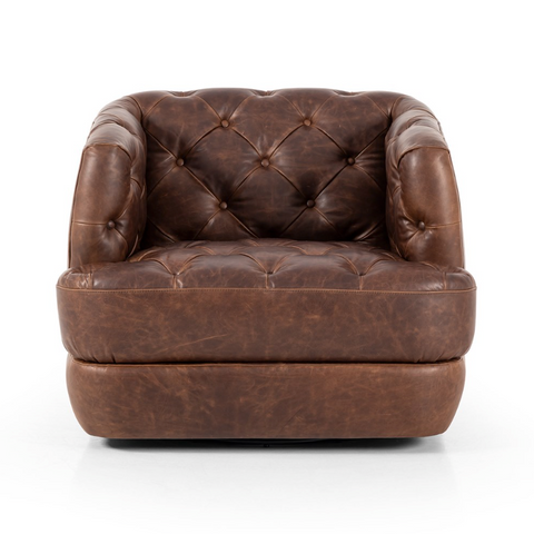 Paul Swivel Chair - Raleigh Cigar
