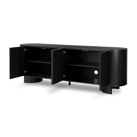 Paden Sideboard - Aged Black Acacia