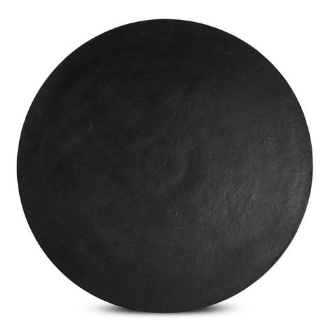Daffin Round Bistro Table - Black Antique