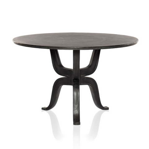 Pravin Outdoor Dining Table - Aged Grey