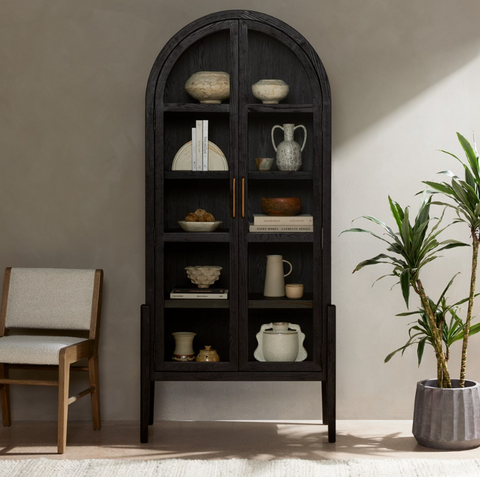 Tolle Cabinet - Drifted Matte Black Solid
