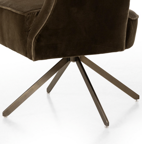 Adara Desk Chair- Surrey Olive
