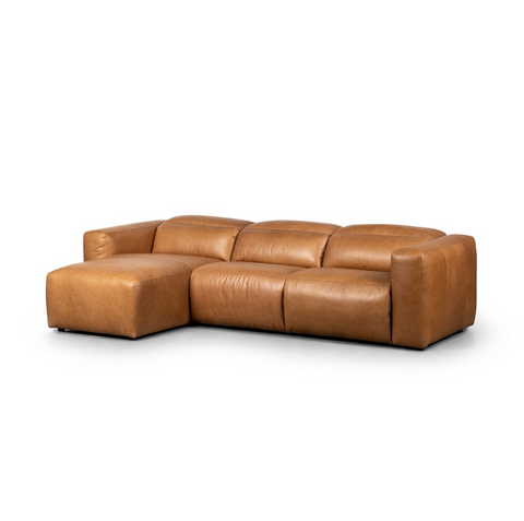 Radley Power Recliner 3Pc Left Chaise Sectional - Sonoma Butterscotch