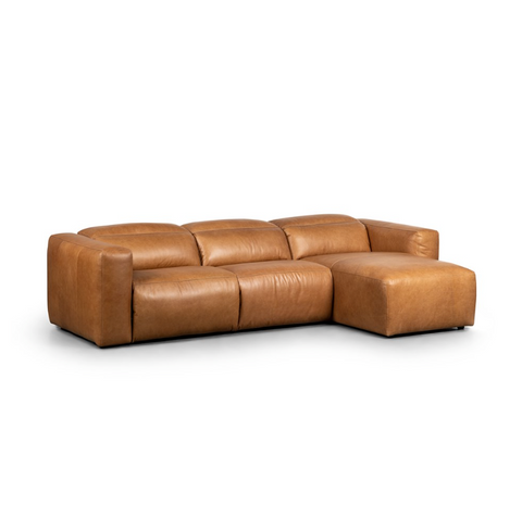 Radley Power Recliner 3Pc Right Chaise Sectional - Sonoma Butterscotch
