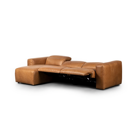Radley Power Recliner 3Pc Left Chaise Sectional - Sonoma Butterscotch