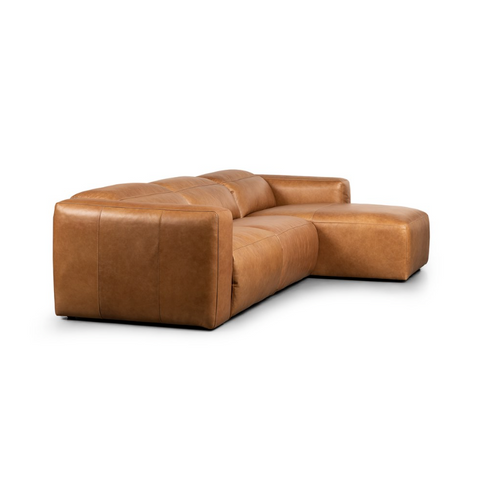 Radley Power Recliner 3Pc Right Chaise Sectional - Sonoma Butterscotch
