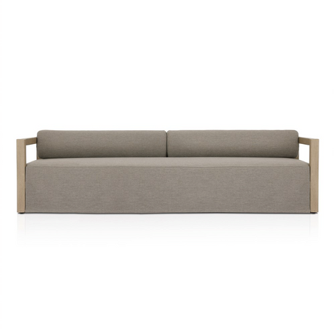 Laskin Outdoor Sofa - 106" - Washed Brown