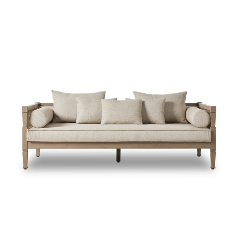 Amero Outdoor Sofa - 86"- Washed Brown