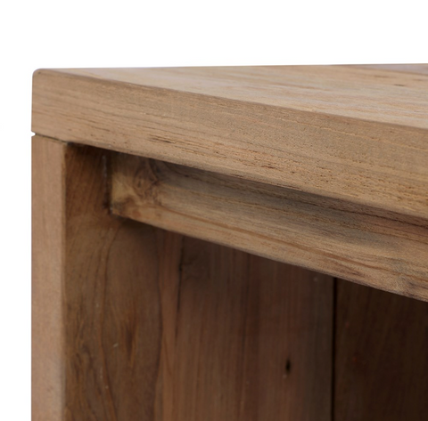 Gilroy Outdoor End Table - Reclaimed Natural