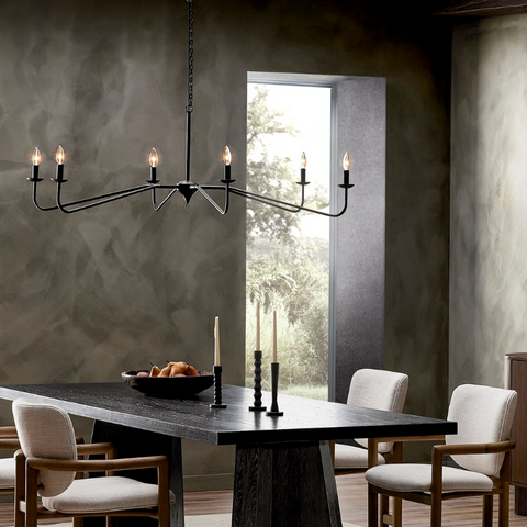 Edlyn Large Chandelier - Antiqued Iron