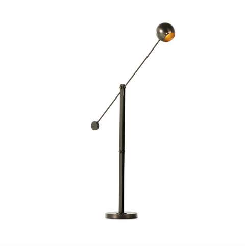 Torin Floor Lamp - Dark Antique Brass