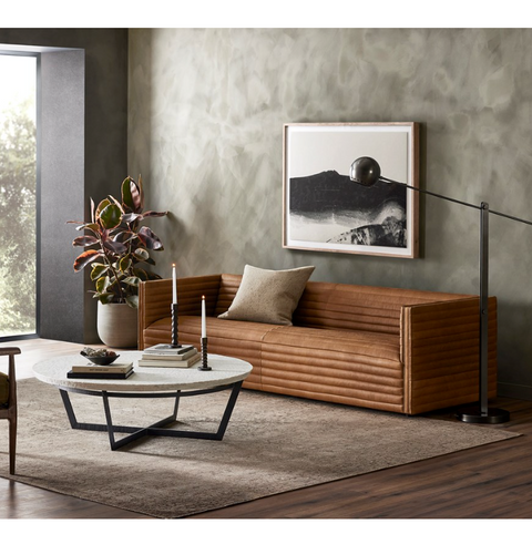 Torin Floor Lamp - Dark Antique Brass